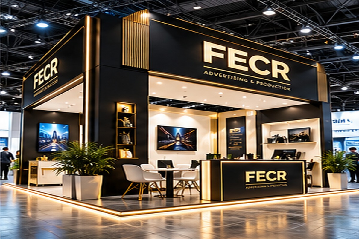 FECR markalı fuar ve etkinlik standı